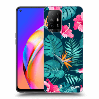 Szilikon tok erre a típusra OPPO A94 5G - Pink Monstera