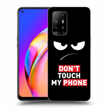 Szilikon tok erre a típusra OPPO A94 5G - Angry Eyes - Transparent