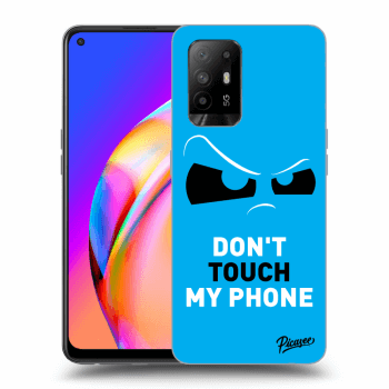 Szilikon tok erre a típusra OPPO A94 5G - Cloudy Eye - Blue