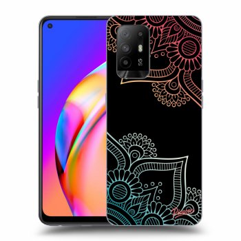 Szilikon tok erre a típusra OPPO A94 5G - Flowers pattern