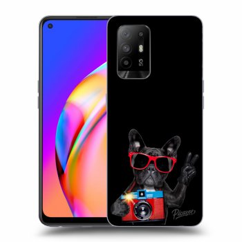 Szilikon tok erre a típusra OPPO A94 5G - French Bulldog