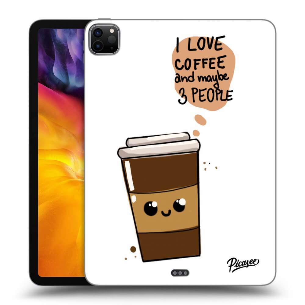 Picasee átlátszó szilikon tok az alábbi táblagépre Apple iPad Pro 11" 2022 M2 (4.generace) - Cute coffee