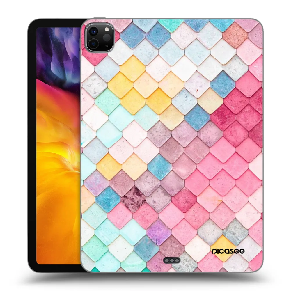 Picasee fekete szilikon tok az alábbi táblagépre Apple iPad Pro 11" 2022 M2 (4.generace) - Colorful roof