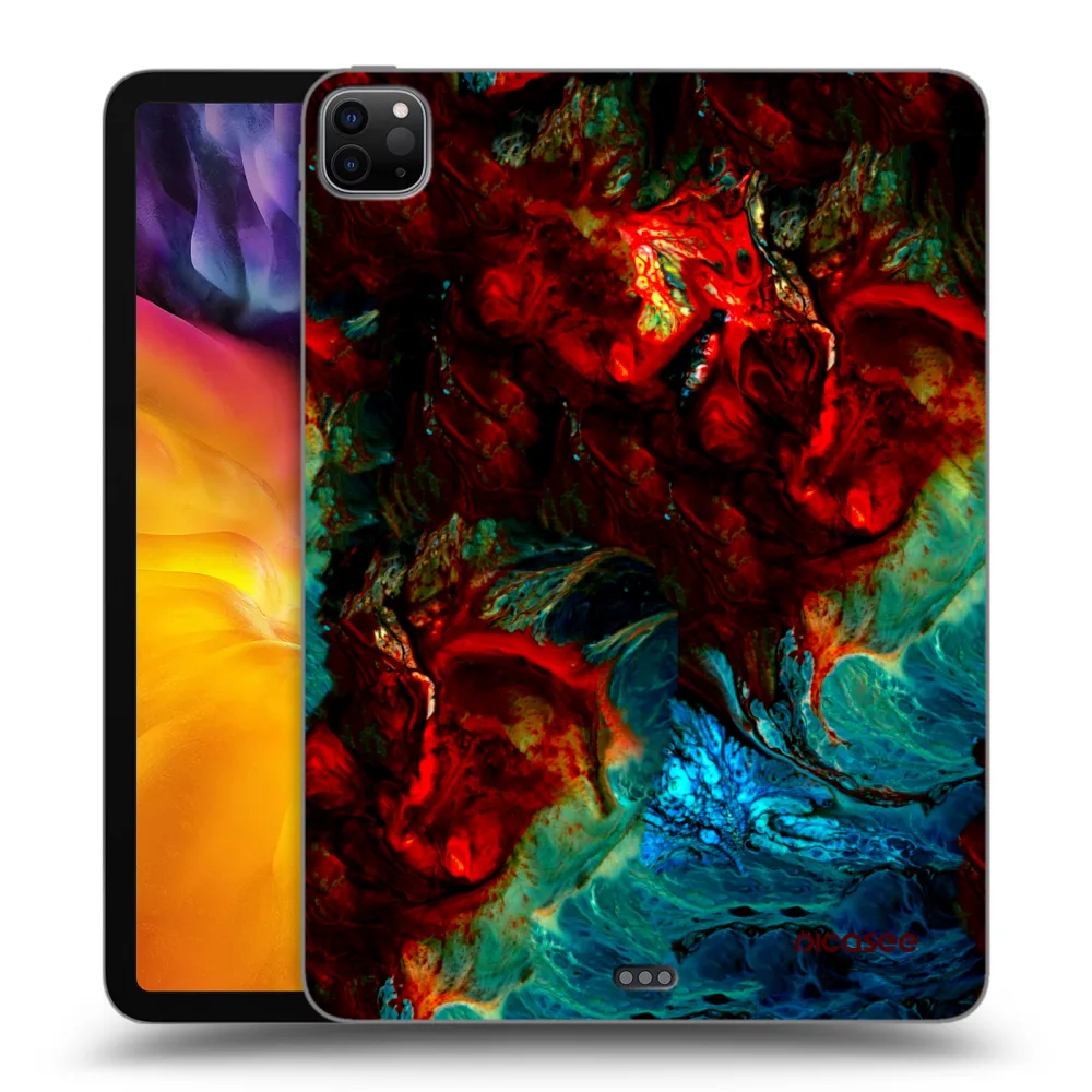 Picasee fekete szilikon tok az alábbi táblagépre Apple iPad Pro 11" 2022 M2 (4.generace) - Universe