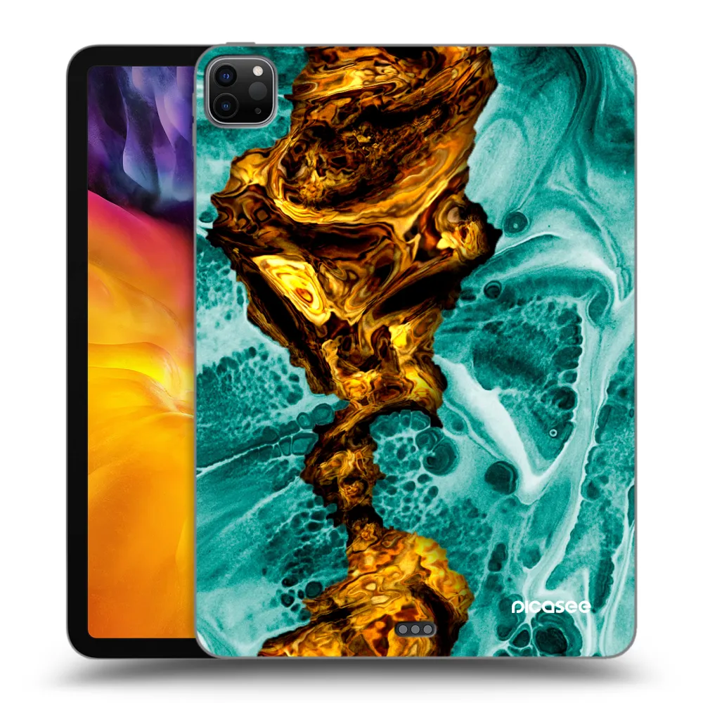 Picasee fekete szilikon tok az alábbi táblagépre Apple iPad Pro 11" 2022 M2 (4.generace) - Goldsky