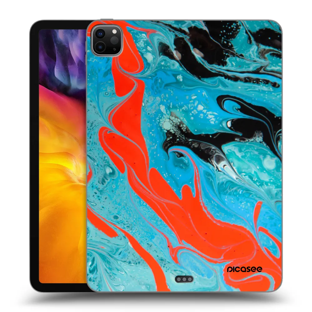 Picasee fekete szilikon tok az alábbi táblagépre Apple iPad Pro 11" 2022 M2 (4.generace) - Blue Magma