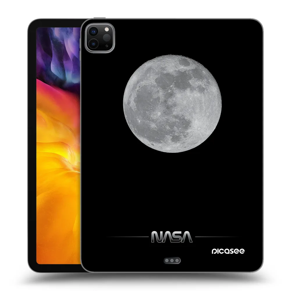 Picasee fekete szilikon tok az alábbi táblagépre Apple iPad Pro 11" 2022 M2 (4.generace) - Moon Minimal