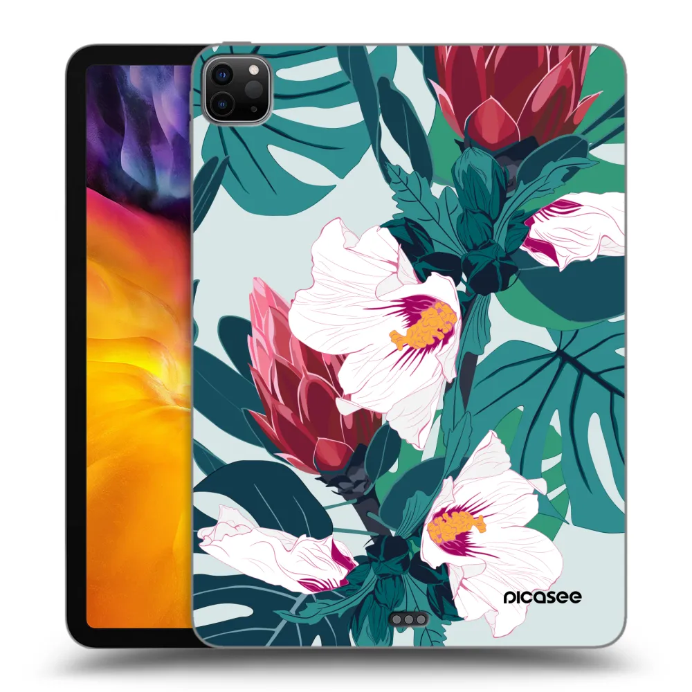 Picasee fekete szilikon tok az alábbi táblagépre Apple iPad Pro 11" 2022 M2 (4.generace) - Rhododendron