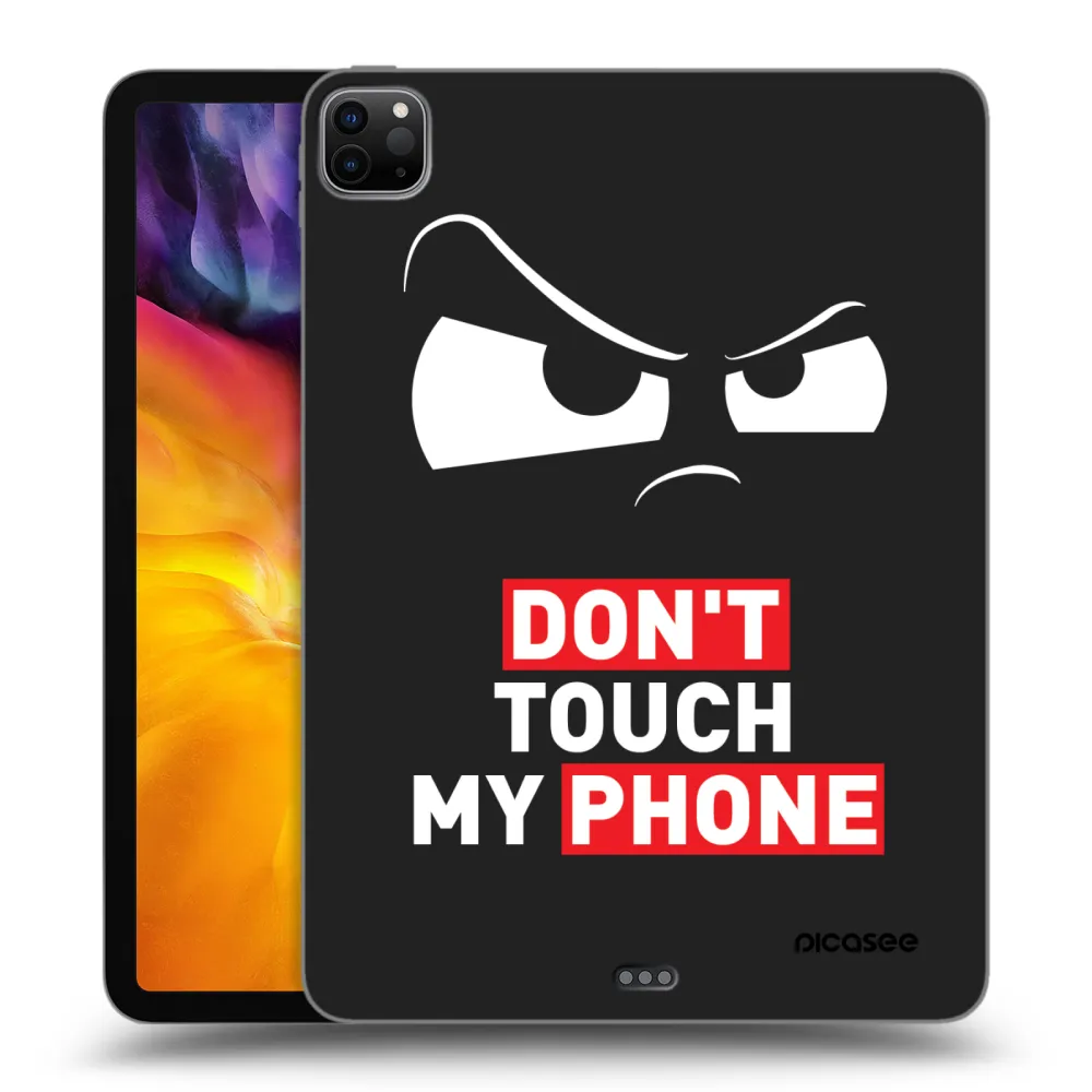 Picasee fekete szilikon tok az alábbi táblagépre Apple iPad Pro 11" 2022 M2 (4.generace) - Cloudy Eye - Transparent