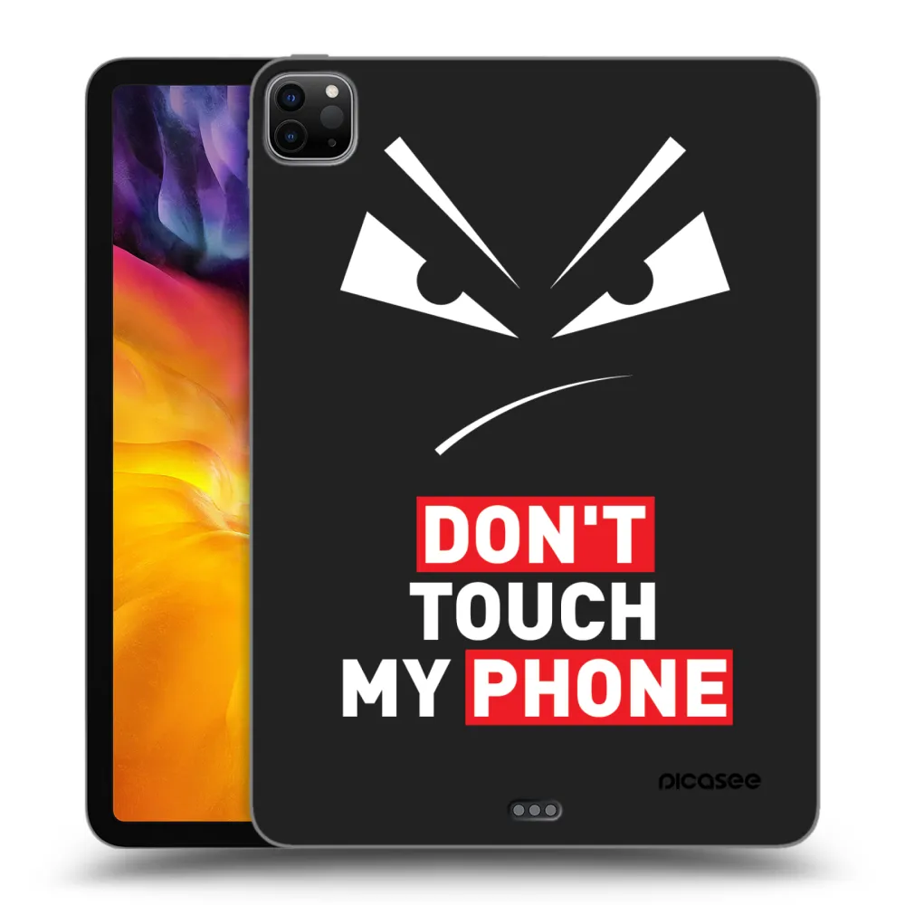 Picasee fekete szilikon tok az alábbi táblagépre Apple iPad Pro 11" 2022 M2 (4.generace) - Evil Eye - Transparent