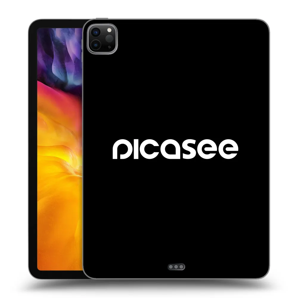 Picasee fekete szilikon tok az alábbi táblagépre Apple iPad Pro 11" 2022 M2 (4.generace) - Picasee - new logo - white