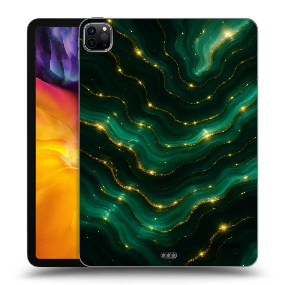 Picasee fekete szilikon tok az alábbi táblagépre Apple iPad Pro 11" 2022 M2 (4.generace) - Emerald