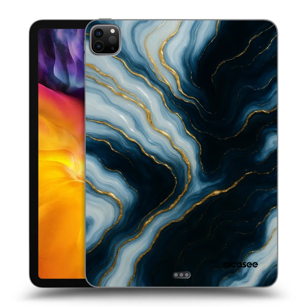 Picasee fekete szilikon tok az alábbi táblagépre Apple iPad Pro 11" 2022 M2 (4.generace) - Luna
