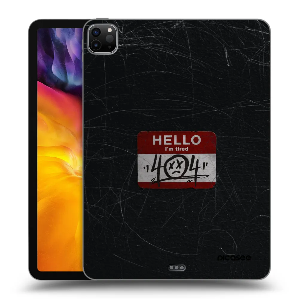 Picasee fekete szilikon tok az alábbi táblagépre Apple iPad Pro 11" 2022 M2 (4.generace) - HELLO 404