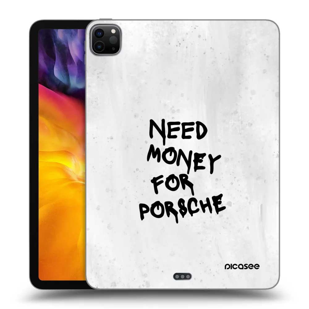 Picasee fekete szilikon tok az alábbi táblagépre Apple iPad Pro 11" 2022 M2 (4.generace) - White Dollar