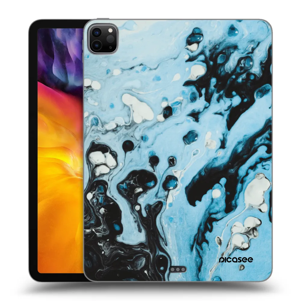 Picasee fekete szilikon tok az alábbi táblagépre Apple iPad Pro 11" 2022 M2 (4.generace) - Organic blue
