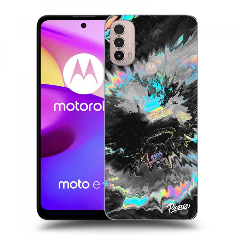 Picasee fekete szilikon tok az alábbi mobiltelefonokra Motorola Moto E40 - Magnetic