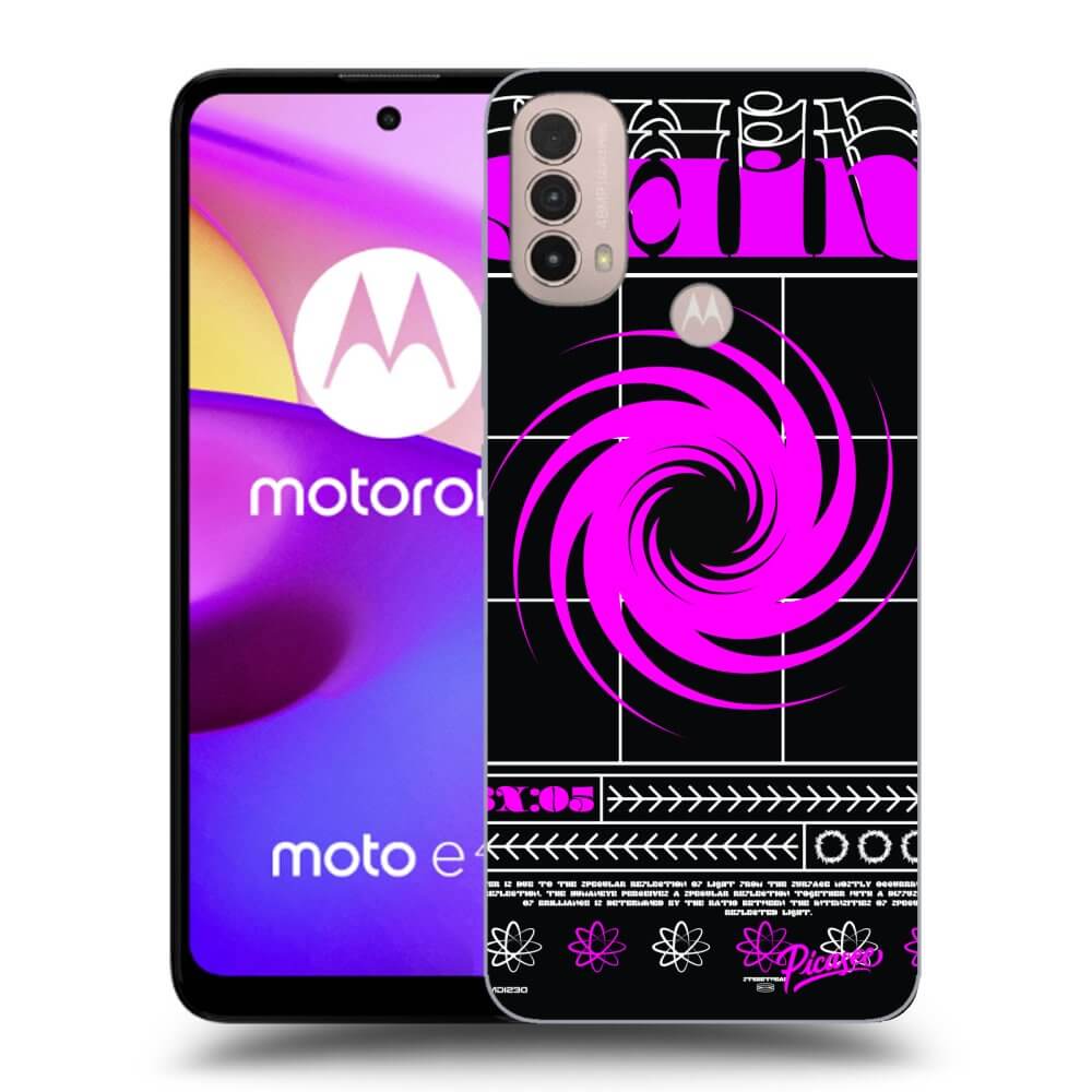 Picasee fekete szilikon tok az alábbi mobiltelefonokra Motorola Moto E40 - SHINE