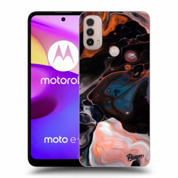 Picasee fekete szilikon tok az alábbi mobiltelefonokra Motorola Moto E40 - Cream