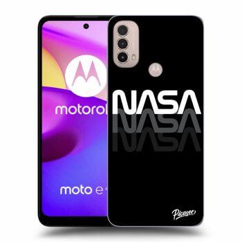 Picasee fekete szilikon tok az alábbi mobiltelefonokra Motorola Moto E40 - NASA Triple
