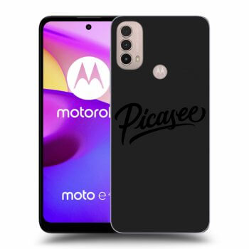 Tok az alábbi mobiltelefonokra Motorola Moto E40 - Picasee - black