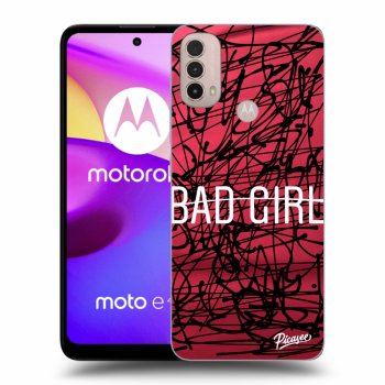 Picasee fekete szilikon tok az alábbi mobiltelefonokra Motorola Moto E40 - Bad girl