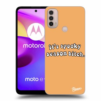 Picasee fekete szilikon tok az alábbi mobiltelefonokra Motorola Moto E40 - Spooky season