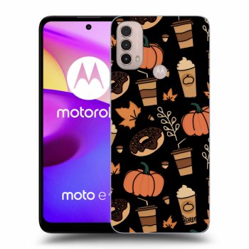 Picasee fekete szilikon tok az alábbi mobiltelefonokra Motorola Moto E40 - Fallovers