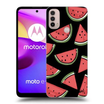 Picasee fekete szilikon tok az alábbi mobiltelefonokra Motorola Moto E40 - Melone