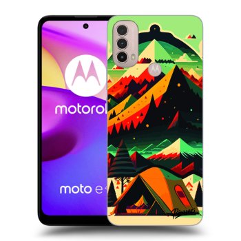 Picasee fekete szilikon tok az alábbi mobiltelefonokra Motorola Moto E40 - Montreal