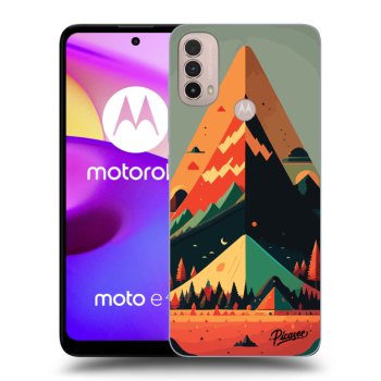 Picasee fekete szilikon tok az alábbi mobiltelefonokra Motorola Moto E40 - Oregon