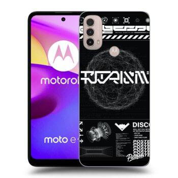 Picasee fekete szilikon tok az alábbi mobiltelefonokra Motorola Moto E40 - BLACK DISCO