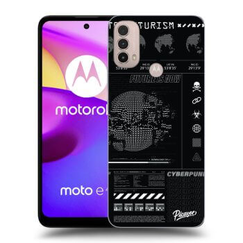 Picasee fekete szilikon tok az alábbi mobiltelefonokra Motorola Moto E40 - FUTURE