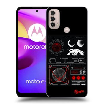 Picasee fekete szilikon tok az alábbi mobiltelefonokra Motorola Moto E40 - WAVES