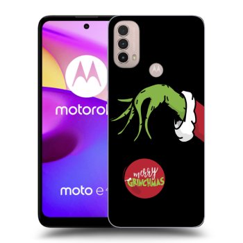 Picasee fekete szilikon tok az alábbi mobiltelefonokra Motorola Moto E40 - Grinch