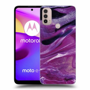 Tok az alábbi mobiltelefonokra Motorola Moto E40 - Purple glitter