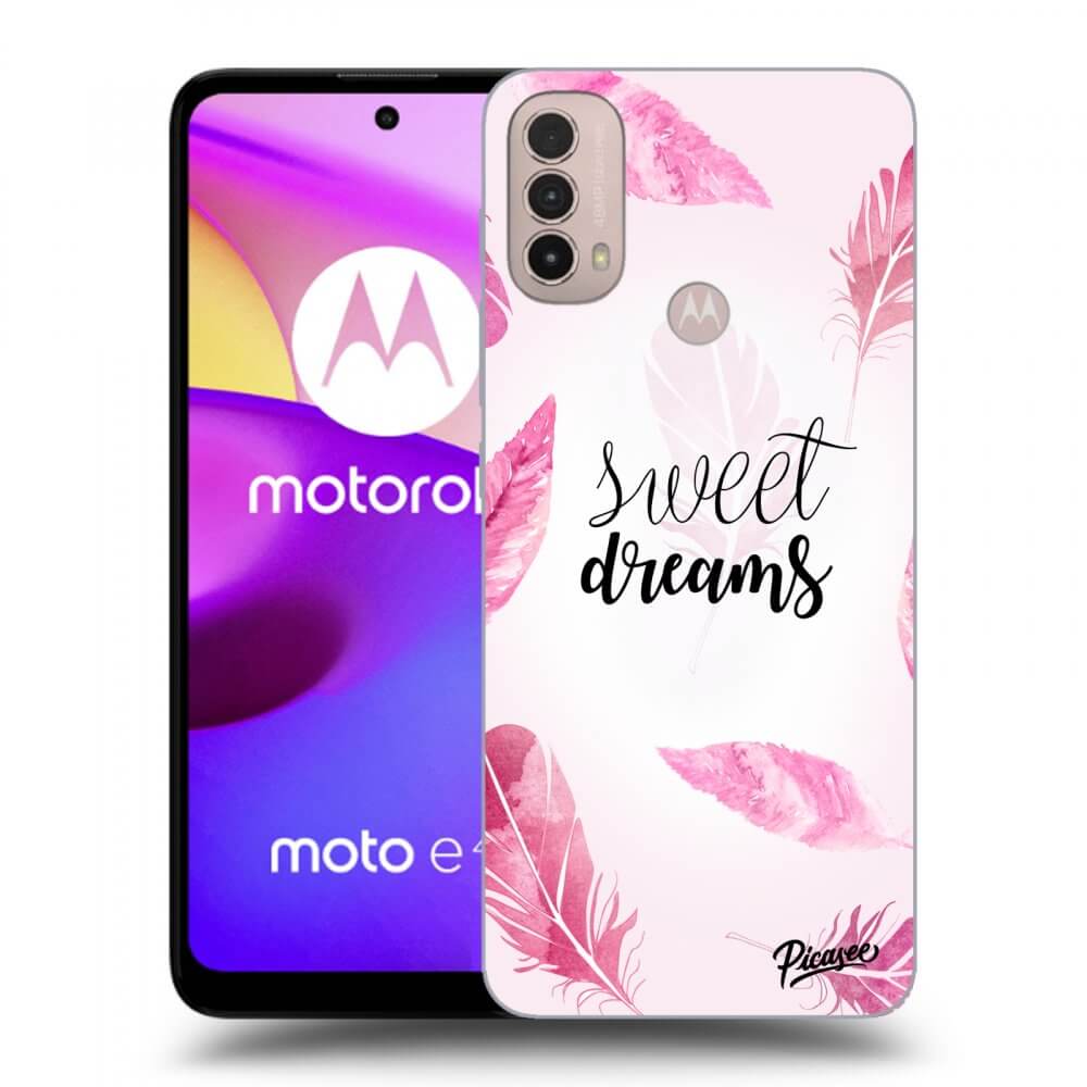 Picasee fekete szilikon tok az alábbi mobiltelefonokra Motorola Moto E40 - Sweet dreams