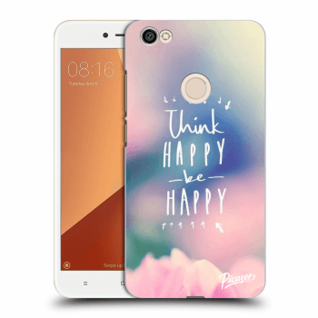 Picasee átlátszó szilikon tok az alábbi mobiltelefonokra Xiaomi Redmi Note 5A Global - Think happy be happy
