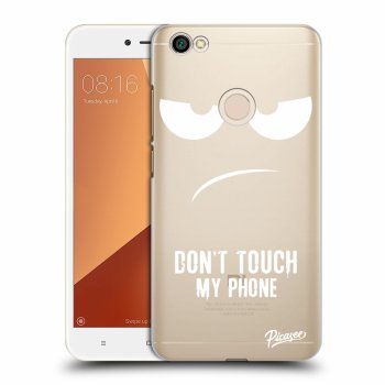 Picasee átlátszó szilikon tok az alábbi mobiltelefonokra Xiaomi Redmi Note 5A Global - Don't Touch My Phone