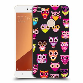 Picasee műanyag fekete tok az alábbi mobiltelefonra Xiaomi Redmi Note 5A Global - Owls