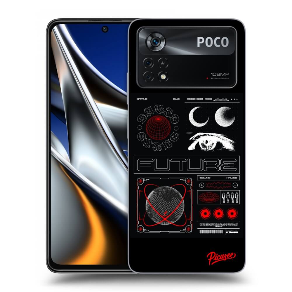 Picasee fekete szilikon tok az alábbi mobiltelefonokra Xiaomi Poco M4 Pro - WAVES