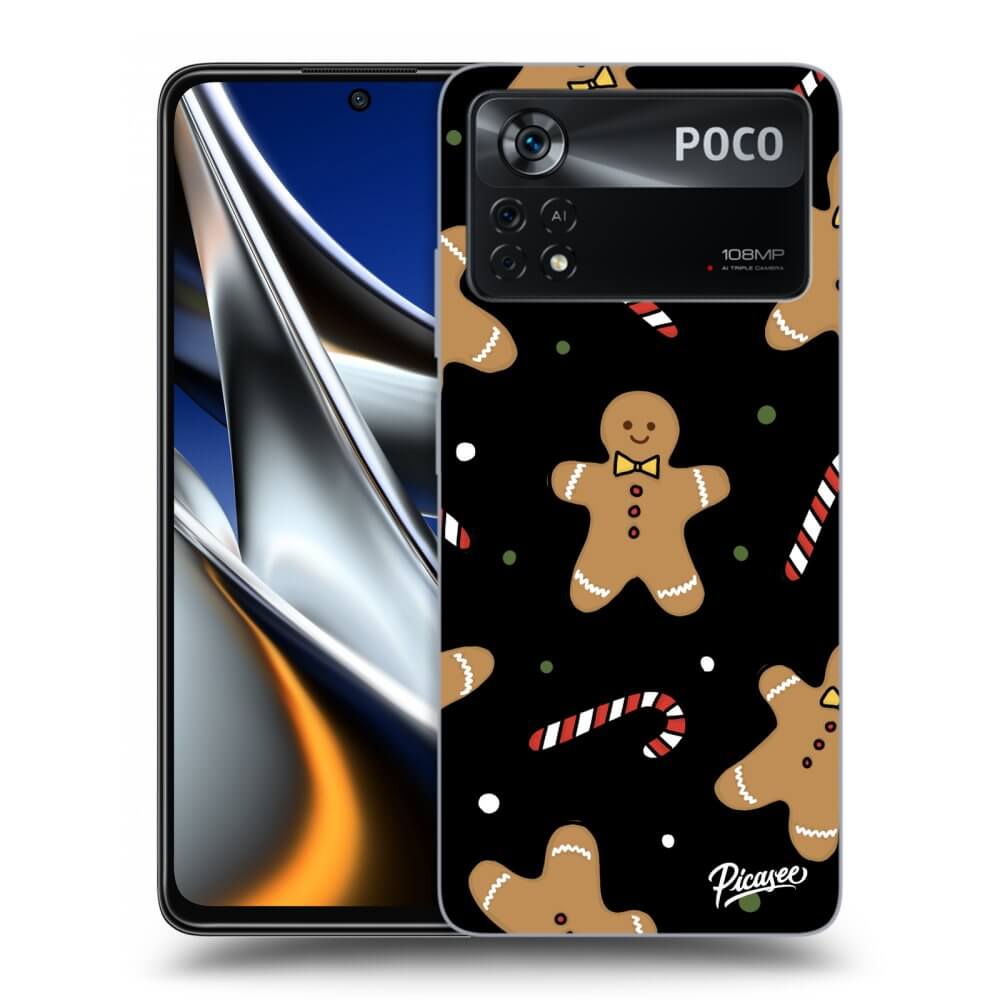 Picasee fekete szilikon tok az alábbi mobiltelefonokra Xiaomi Poco M4 Pro - Gingerbread