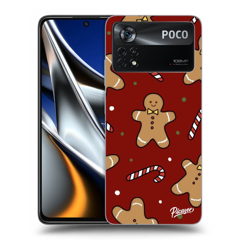 Picasee fekete szilikon tok az alábbi mobiltelefonokra Xiaomi Poco M4 Pro - Gingerbread 2