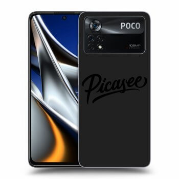 Picasee fekete szilikon tok az alábbi mobiltelefonokra Xiaomi Poco M4 Pro - Picasee - black