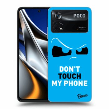 Szilikon tok erre a típusra Xiaomi Poco M4 Pro - Cloudy Eye - Blue