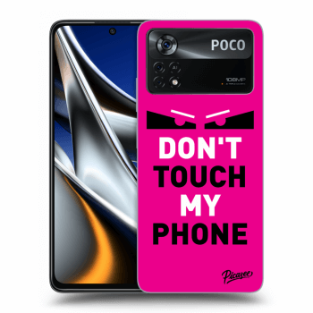 Szilikon tok erre a típusra Xiaomi Poco M4 Pro - Shadow Eye - Pink