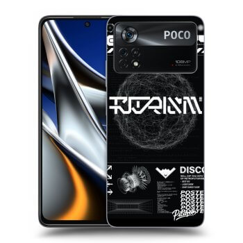 Szilikon tok erre a típusra Xiaomi Poco M4 Pro - BLACK DISCO