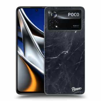 Szilikon tok erre a típusra Xiaomi Poco M4 Pro - Black marble