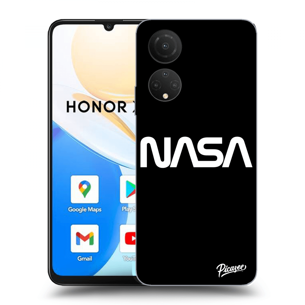 Picasee fekete szilikon tok az alábbi mobiltelefonokra Honor X7 - NASA Basic