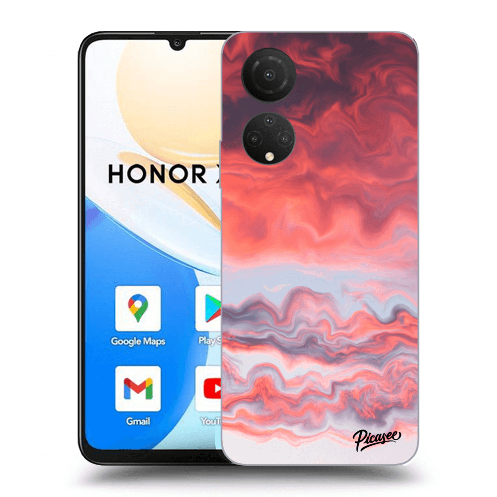 Picasee átlátszó szilikon tok az alábbi mobiltelefonokra Honor X7 - Sunset